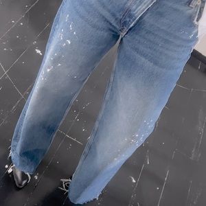 Zara Paint Splatter Jeans 